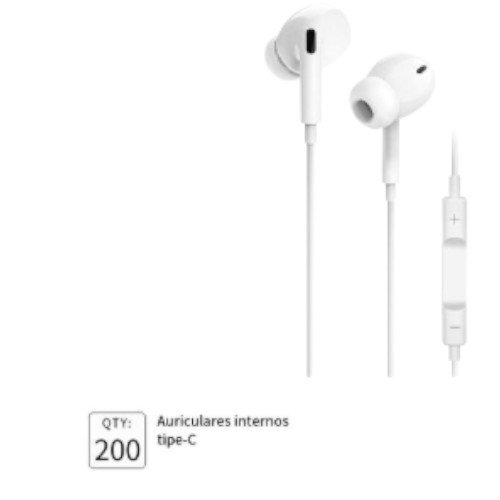 Auriculares con Cable Tipo-C por mayor - Electrónica por mayor