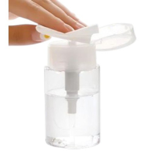 Botella Dispensadora 100ml con Bomba de Presión para Quitaesmalte y Líquidos por mayor - Hogar por mayor