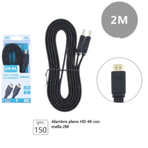 Cable HD (HDMI) plana de alta velocidad 4K por mayor - Electrónica por mayor