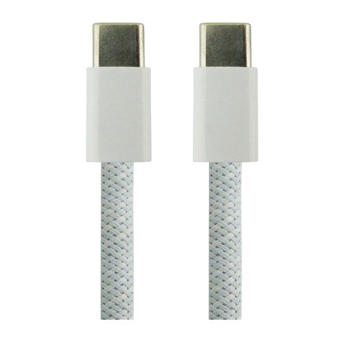 Cable Macho Doble Type-C De 2 Mts Datos Y Carga. por mayor - Electrónica por mayor