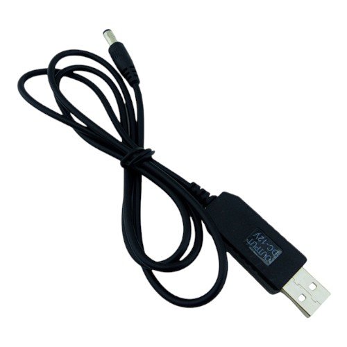 Cable USB A DC 5.5 MM X 2.1 MM Universal De 5 Volt A 12 Volt por mayor - Electrónica por mayor