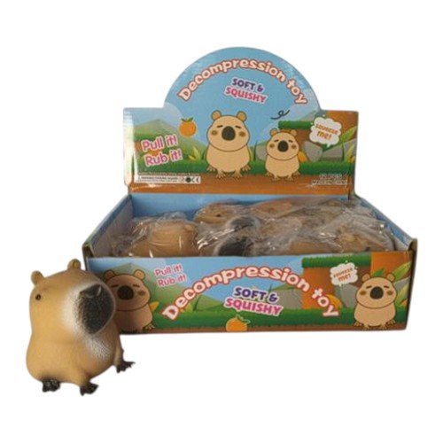 CAPIBARA DE SILICONA por mayor - Jugueteria por mayor