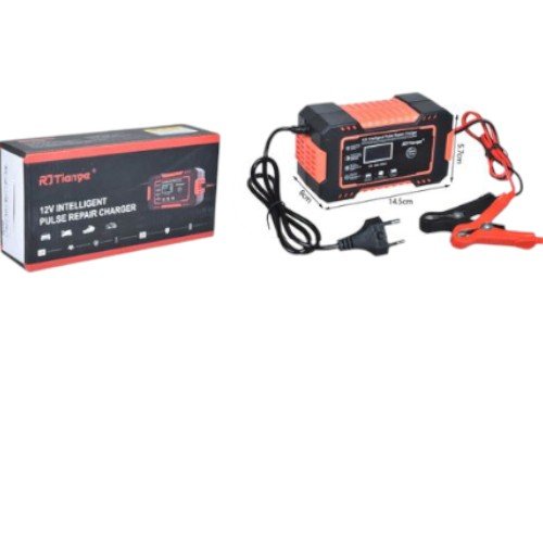 Cargador de Batería Inteligente de 12V con Reparación por Pulso - Sistema de Carga Automática por mayor - Electrónica por mayor