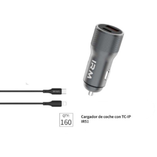 Cargador de coche IR51 TC-IP por mayor - Electrónica por mayor