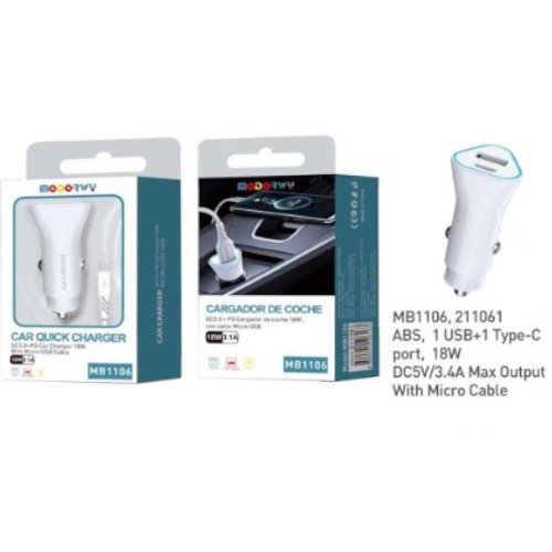 Cargador de coche PD+U Samsung V8 por mayor - Electrónica por mayor