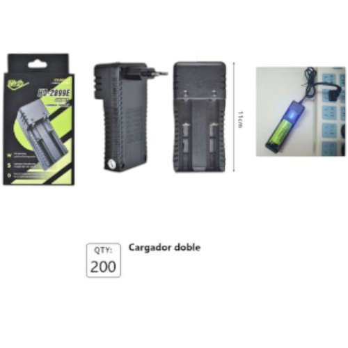Cargador Doble de Baterías por mayor - Electrónica por mayor
