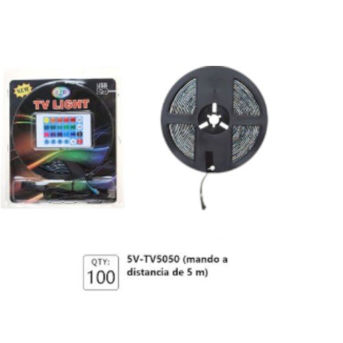 Cinturón de Luz/Tira LED 5V-TV5050 por mayor - Electrónica por mayor