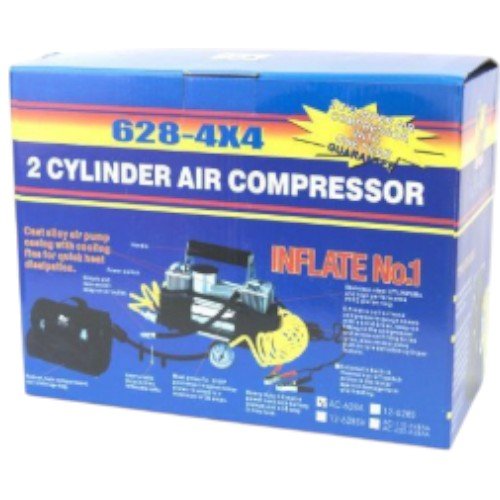 Compresor de Aire Profesional 628-4X4 de Doble Cilindro para Vehículos Todo Terreno por mayor - Electrónica por mayor