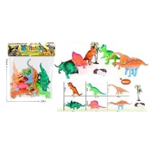 Conjunto de dinosaurios  por mayor - Jugueteria por mayor