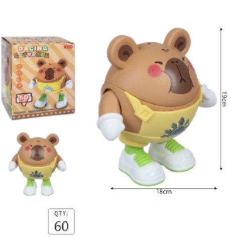 D1009 Dancing Q Kapibala - Juguete Musical con Movimiento y Luces 5D por mayor - Jugueteria por mayor