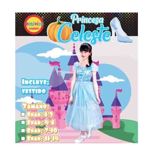 DISFRAZ PRINCESA CELESTE   por mayor - Hogar por mayor