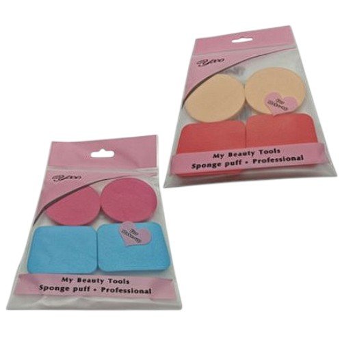 ESPONJA MAQILLAJE FORMA CUADRADA Y CIRCULO por mayor - Belleza por mayor