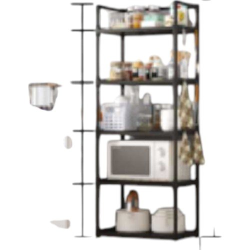 Estante Organizador Multiuso de 5 Niveles con Estructura Metálica Reforzada para Cocina y Hogar por mayor - Hogar por mayor