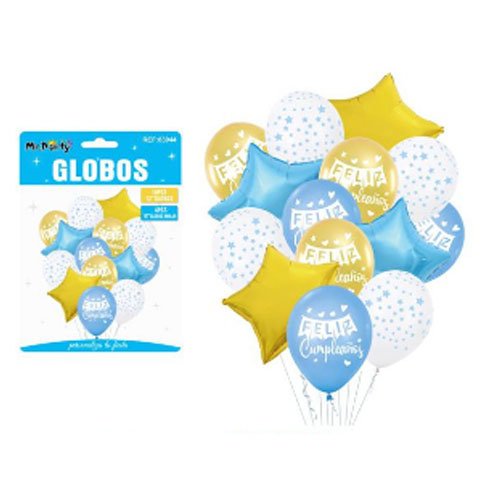 GLOBOS FELIZ CUMPLEAÑOS por mayor - Cotillon por mayor