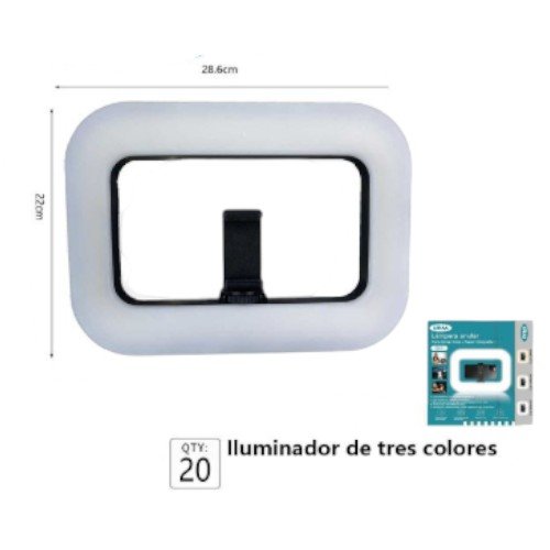 Iluminador LED de Tres Colores YM200 por mayor - Electrónica por mayor