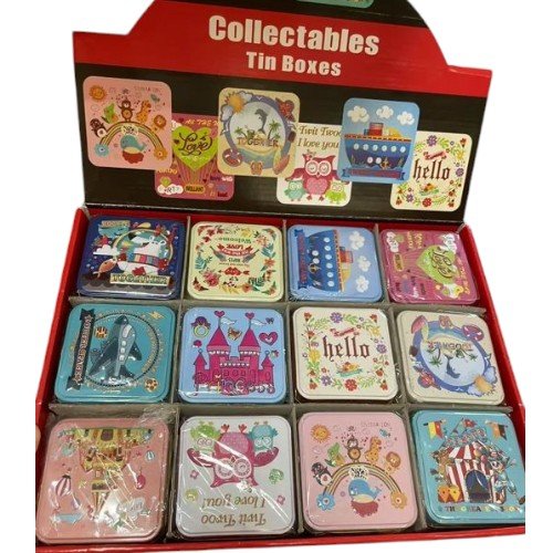 Latas Coleccionables con Diseños Infantiles y de Viajes por mayor - Hogar por mayor