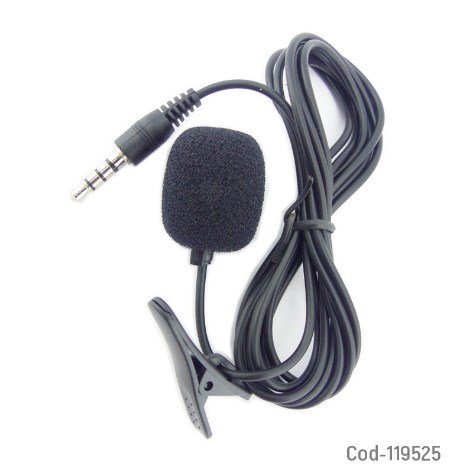 Microfono Solapa, Para Smartphone Plug 3.5Mm, Tiktok, Youtube. por mayor - Electrónica por mayor