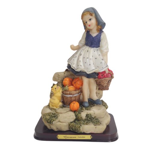 NIÑA CON GATO Y FRUTAS por mayor - Hogar por mayor