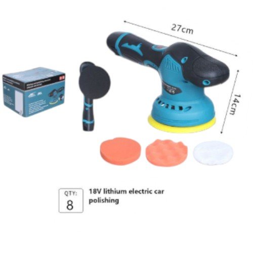 Pulidora Inalámbrica para Automóviles 18V - Kit de Detallado con Batería de Litio por mayor - Electrónica por mayor