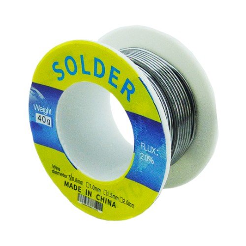 Rollo De Soldadura 40 Gramos por mayor - Electrónica por mayor