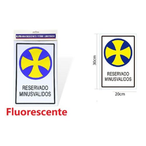 SEÑAL RESERVADO MINUSVALIDOS por mayor - Hogar por mayor