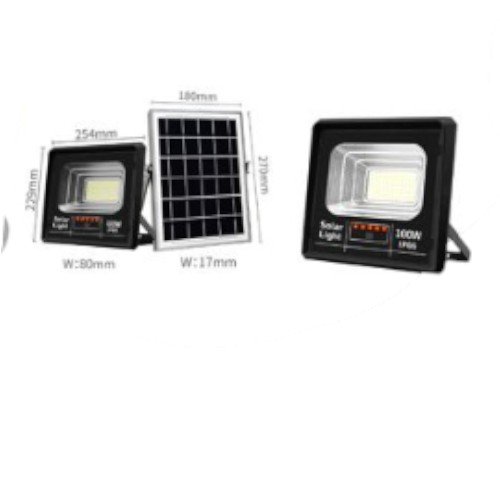 Set de Proyector LED Solar de 100W  por mayor - Electrónica por mayor