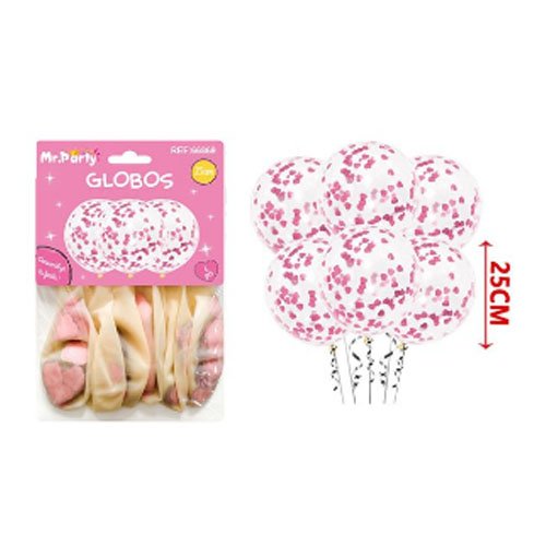 SET GLOBOS CONFETI por mayor - Cotillon por mayor