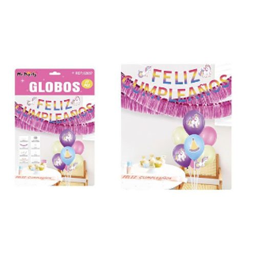 SET GLOBOS UNICORNIO por mayor - Cotillon por mayor