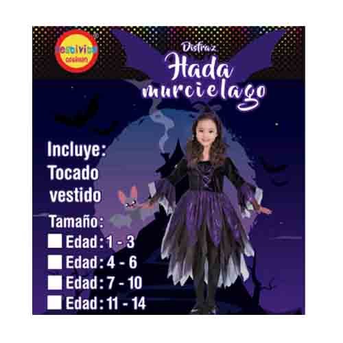 DISFRAZ BRUJITA MORADA por mayor - Hogar por mayor